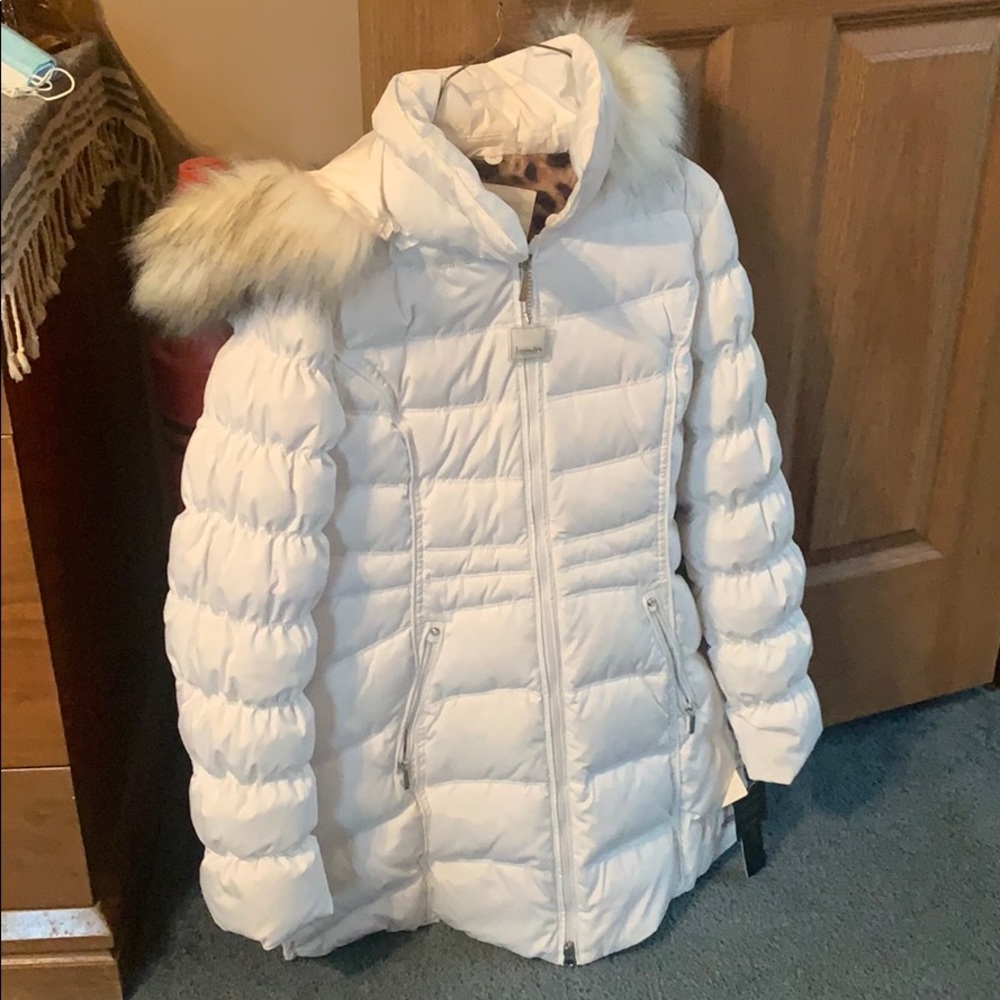 White winter coat